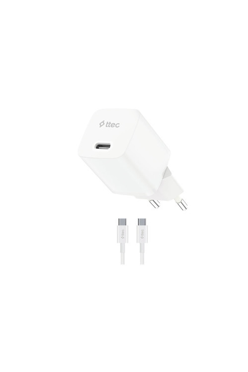 SmartCharger GAN 30W PD Seyahat Hızlı Şarj Aleti + USB-C - USB-C 3A Kablo 2SCG30CB