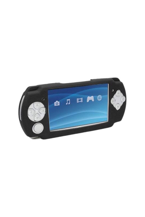 Psp 2000/3000 Silikon Koruyucu Kılıf (psp 2000/3000 Uyumlu) Siyah - KNA-445