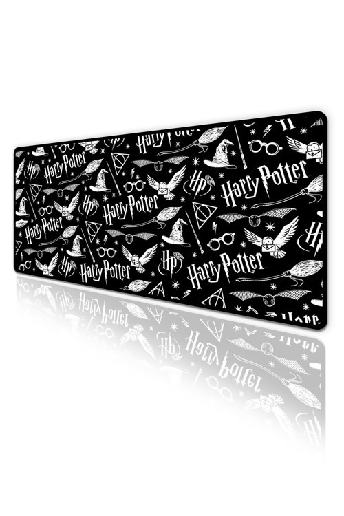 Harry Potter Desenli Oyun Gaming Klavye Mouse Pad Masa Matı 70x30cm