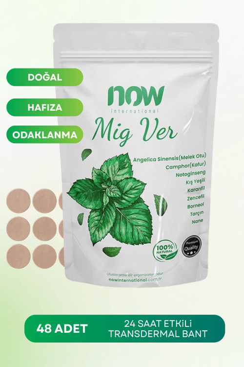 Mig Ver ve Baş Ağrısı İçin Soğuk Terapi Transdermal Bant – Hızlı ve Etkili Rahatlama, 48 Adet
