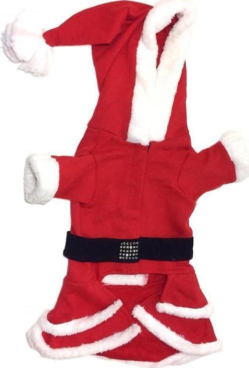 Köpek Kıyafeti Noel Baba 1 Beden