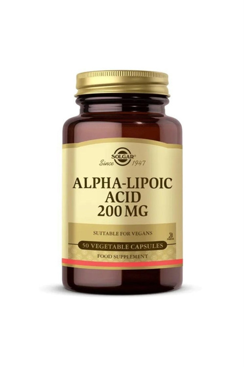 Alpha Lipoic Acid 200 mg 50 Kapsül
