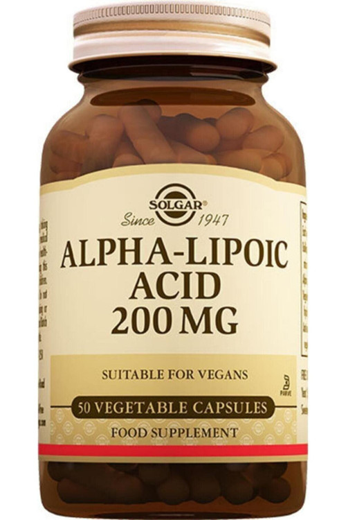 Alpha Lipoic Acid 200 mg 50 Kapsül