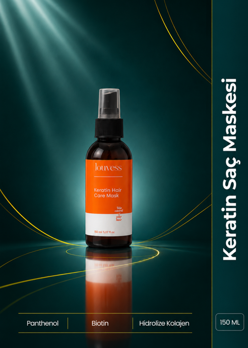 Keratin Saç Bakım Maskesi (Argan Yağı - Shea Butter - Kafein - 150 ML)