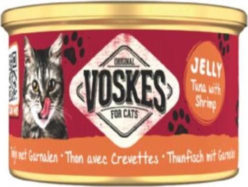 VOSKES TON BALIĞI ve KARİDES KEDİ KONSERVESİ 85GR