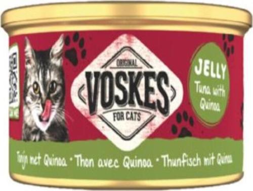 VOSKES TON BALIĞI ve KİNOA KEDİ KONSERVESİ 85GR