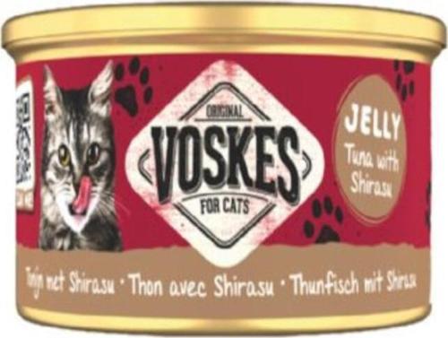 VOSKES TON BALIĞI ve ŞİRASU KEDİ KONSERVESİ 85GR