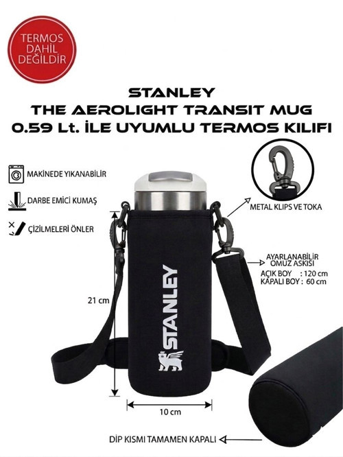 Stanleye The Aerolight Transit Mug 0.59 Lt ile Uyumlu Omuz Askılı Kılıf