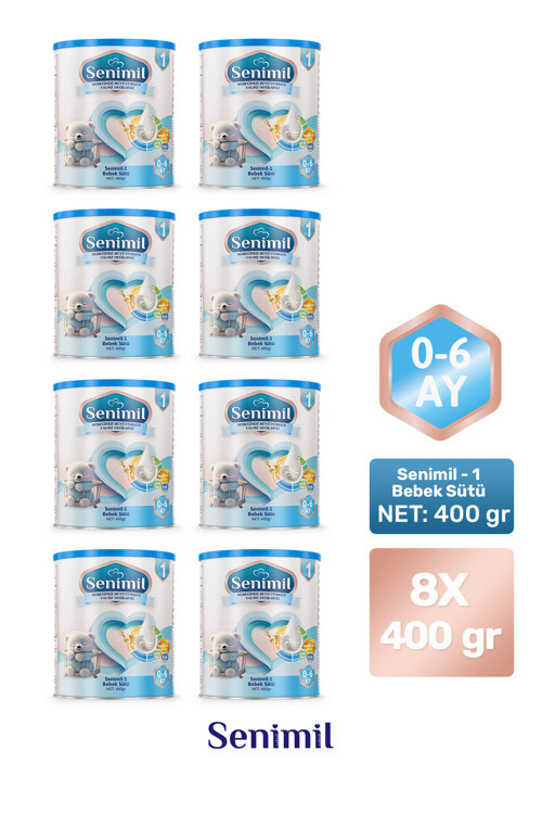 1 BEBEK SÜTÜ 400 GR (0-6 AY) 8 Lİ AVANTAJ PAKETİ