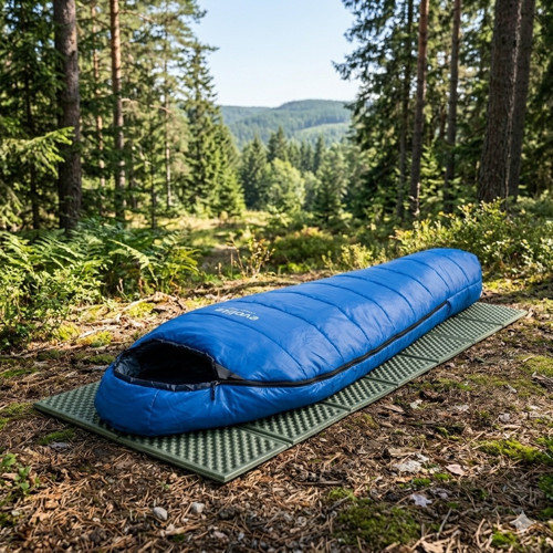 Seti: Ocean Pro -18°C Uyku Tulumu & UltraLight Comfort Katlanır Haki Mat