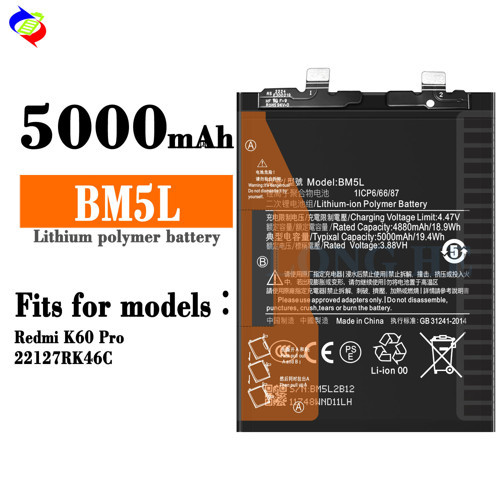 Xiaomi Redmi K60 Pro/22127RK46C Telefon Pil BM5L Batarya