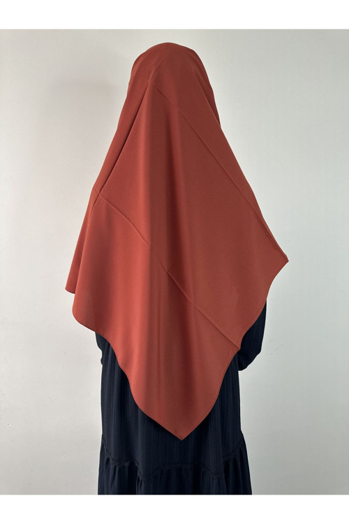 Medine İpegi Büyük Boy Esarp 110X110 Kiremit