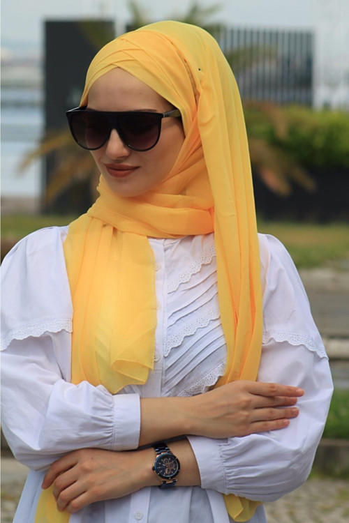 Üc Bandlı Hazır Sal Sarı
