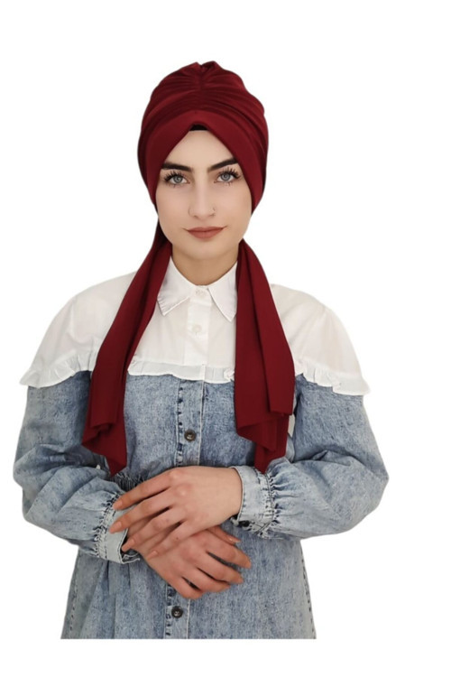 Tasarım Hazır Bone Bordo Renk