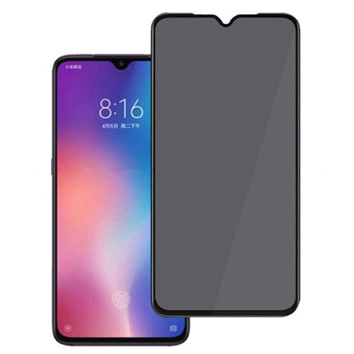 Realme C21 Davin 5D Privacy Cam Ekran Koruyucu - Siyah