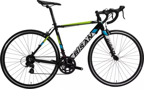 RX 9100 Kaliper Fren 14 Vites 28 Jant Yol Yarış Bisikleti Siyah Yeşil Beyaz 53 Kadro