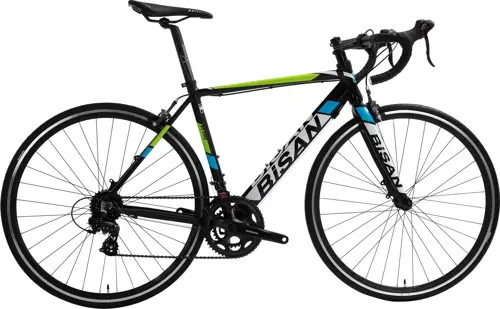 RX 9100 Kaliper Fren 14 Vites 28 Jant Yol Yarış Bisikleti Siyah Yeşil Mavi 51 Kadro