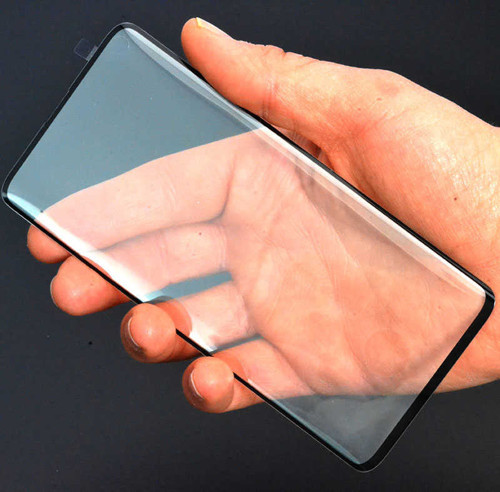 Galaxy S10 MKST Parmak İzli 3D Vov Cam Ekran Koruyucu - Siyah