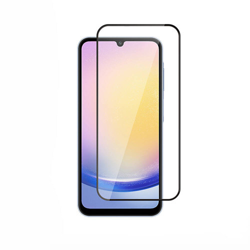 Galaxy A25 Uyumlu MKST Kenarları Kırılmaya Dayanıklı Cam Ekran Koruyucu