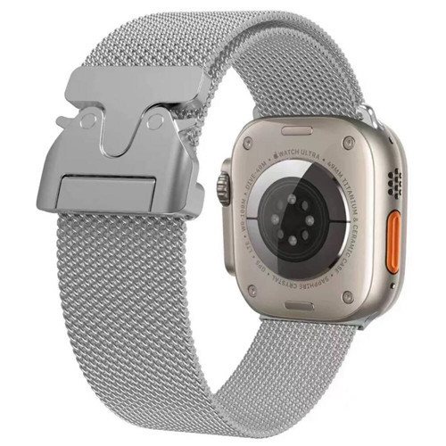 Watch 7 45mm MKST KRD-25 Metal Hasır Kordon-Gümüş