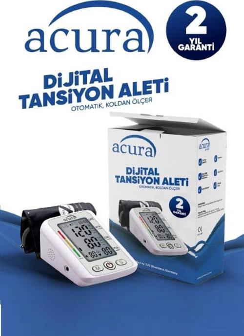 Ac-433 Tam Otomatik Elektronik Üst Koldan Ölçer Tansiyon Aleti 99 Ölçüm Hafızalı