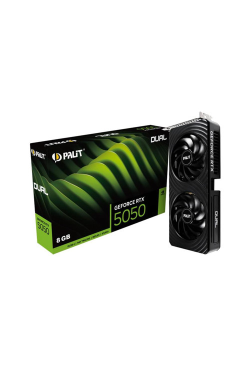 RTX5050 DUAL 8GB 128Bit GDDR6 Ekran Kartı NE65050019P1-GB2070D