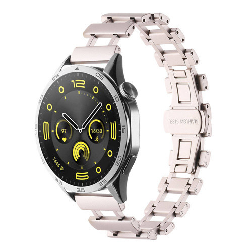 Huawei GT2 46mm Uyumlu MKST- KRD-96 22mm Metal Kordon-Starlight