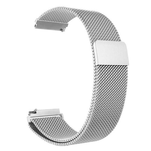 Amazfit Pace Uyumlu KRD-12 Metal MKST Kordon-Gümüş