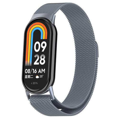 Mi Smart Band 8 MKST KRD-01 Metal Kordon-Gri