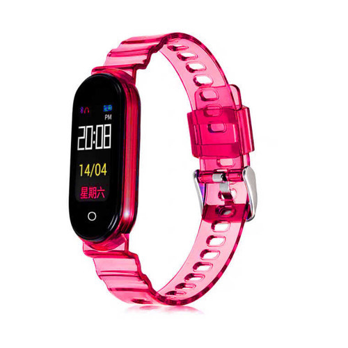 Mi Band 6 KRD-27 Uyumlu MKST Kordon-Pembe