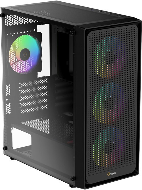 Gamma C50 Siyah Argb Tempered Glass Gamma P650 650W 80+ White USB 3.0 Matx Mini Tower Kasa