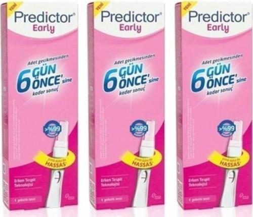 Predıctor Early Erken Gebelik Testi 3 Lü