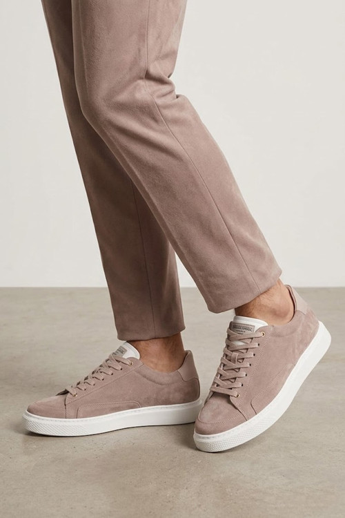 24096 Erkek Hakiki Deri Casual Ayakkabı Bej