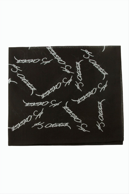 Atatürk İmzalı Desenli Bandana 50*50
