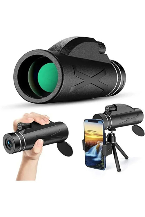 Dürbün Telefon Kamera 80X Zoom Tek Göz Monoküler Hd El Dürbünü Teleskop