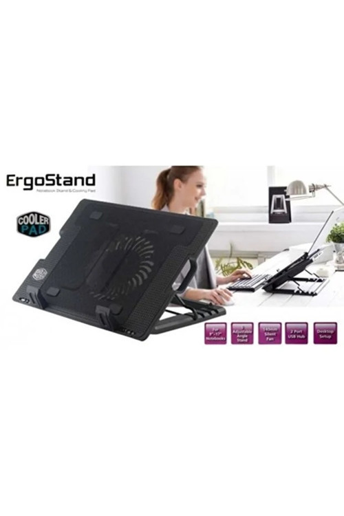 Havalandırmalı Destek Işık Sessiz Usb Dizüstü Game Oyun Fanlı Laptop Soğutucu 5 Kademeli