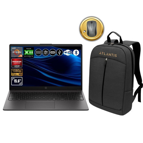255R G10 AMD Ryzen 5-7535U 8GB Ram 1TB SSD 15.6" Fdos Notebook D0PK1AT ATL48 Çanta&Mouse Hediye