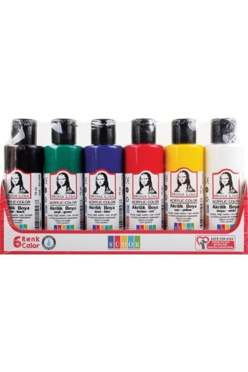 Mona Lisa Akrilik Boya 6’Lı Set 70 Ml Sd1006