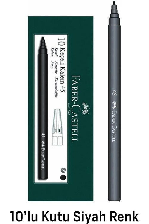 Faber Keçeli Kalem 10 Lu Kutu - Ofis Ve Okul