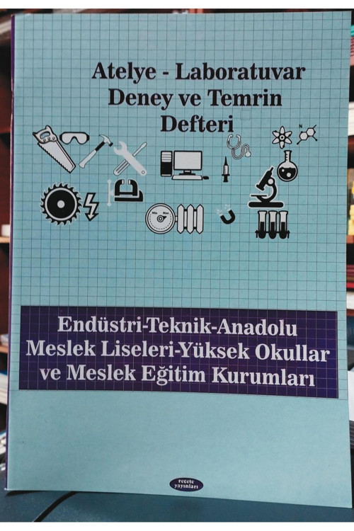 Atelye Laboratuvar Deney Ve Temrin Defteri Karton Kapak 32 Yaprak (64 Sayfa)