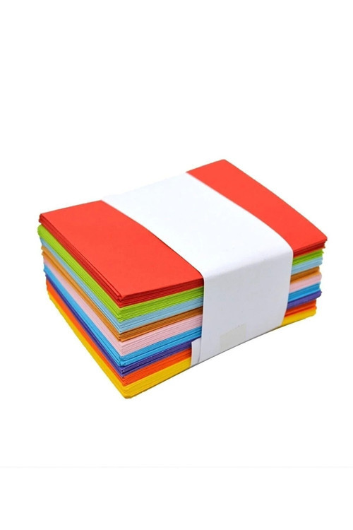 Renkli Küçük Zarf 7X9 Cm 100 Lü Paket Minik Renkli Zarf
