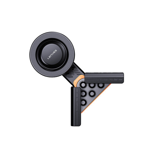 Cr210 360 Dönebilen V Köşeli Magnetik Araç İçi Telefon Tutucu Siyah