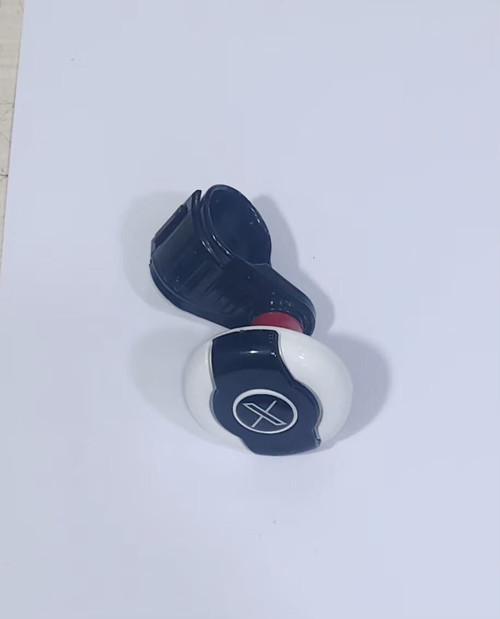 Beyaz-Siyah Dönebilen Vites Topuzu Logolu Stickerlı