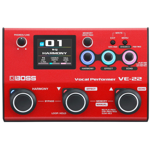 VE-22 Vocal Performer Pedalı