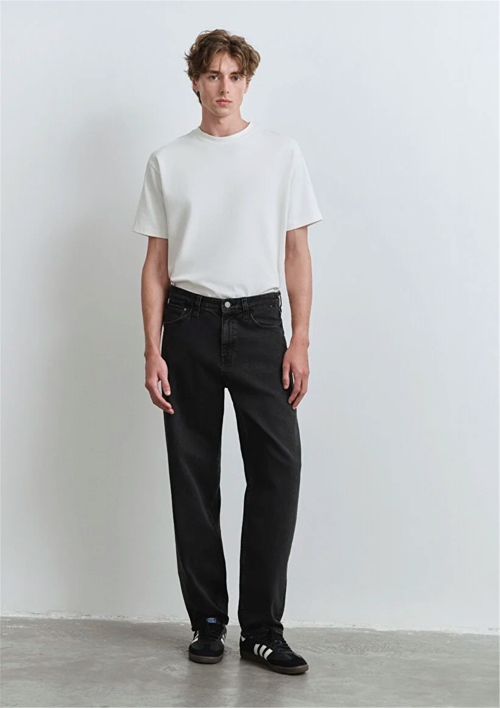 Mavı M0010289-87855 Toronto Deep Smoke Street Comfort Erkek Baggy Denım Pantolon