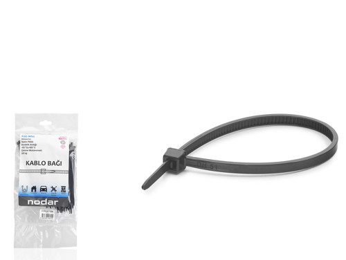 ND4800S Kablo Bağı 2.5 x 120 mm 100'lü Paket - Siyah