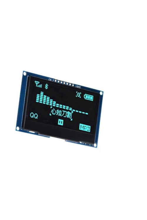 2.42" 128x64 Ssd1309 7 Pinli Spı/ı2c Mavi Oled Lcd Ekran Modülü