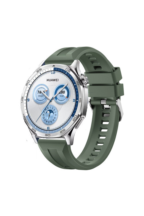 Huawei Watch Gt5 46mm Uyumlu Metal Tokalı Spor Silikon Kordon