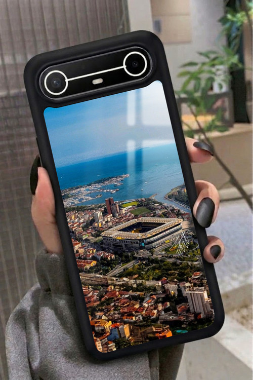 Spark Slim 5G Uyumlu Stadyum Tasarımlı Glossy Premium Kılıf