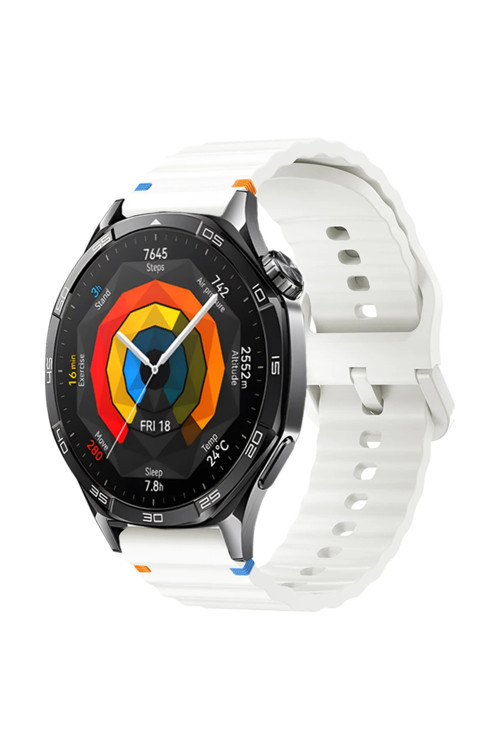 Xiaomi Redmi Watch 5 Active/lite Amazfit Gtr 2e 47mm Uyumlu 22mm Dalgalı Spor Silikon Kordon